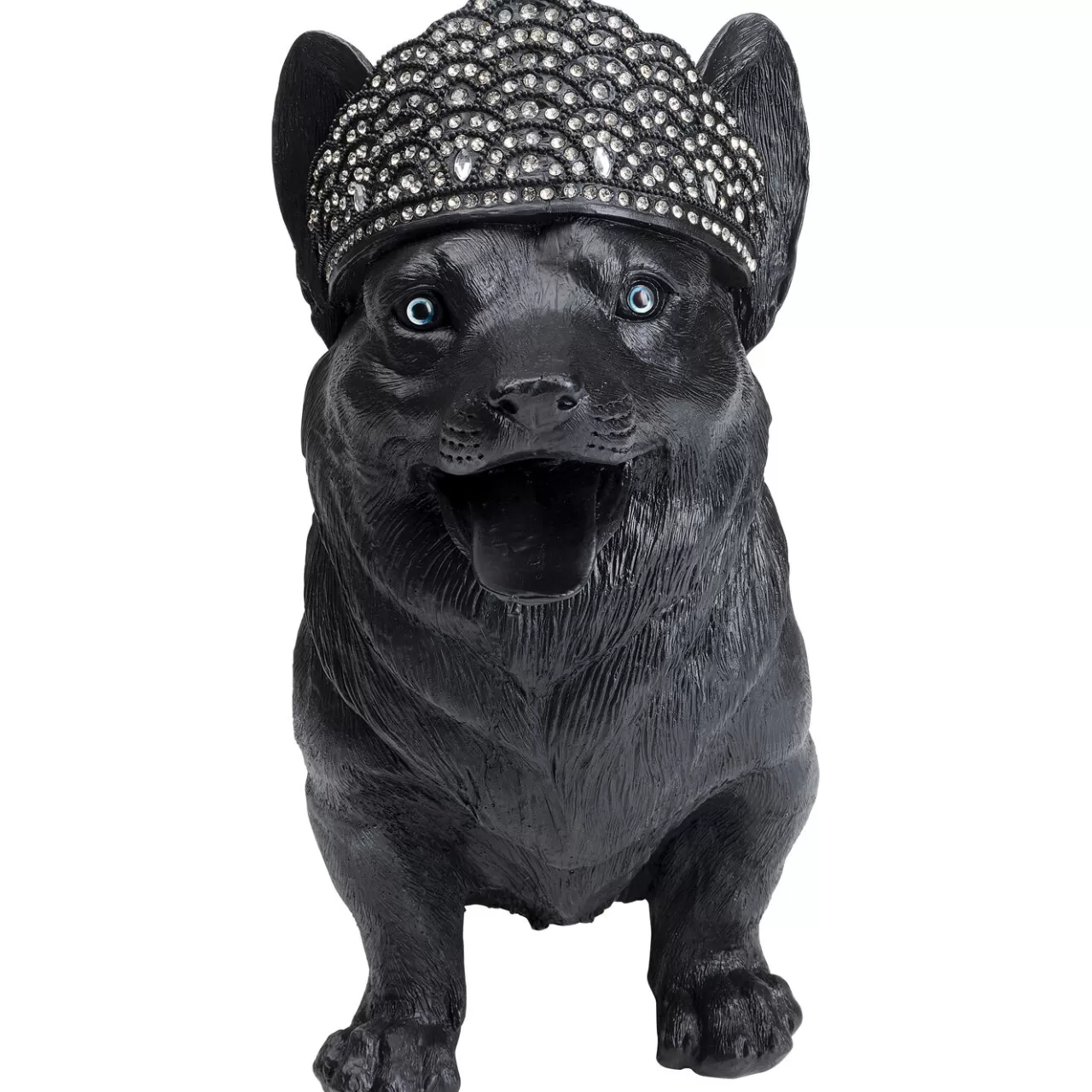 Figurine Décorative Royal Standing Corgi Noir 52Cm*KARE Design New