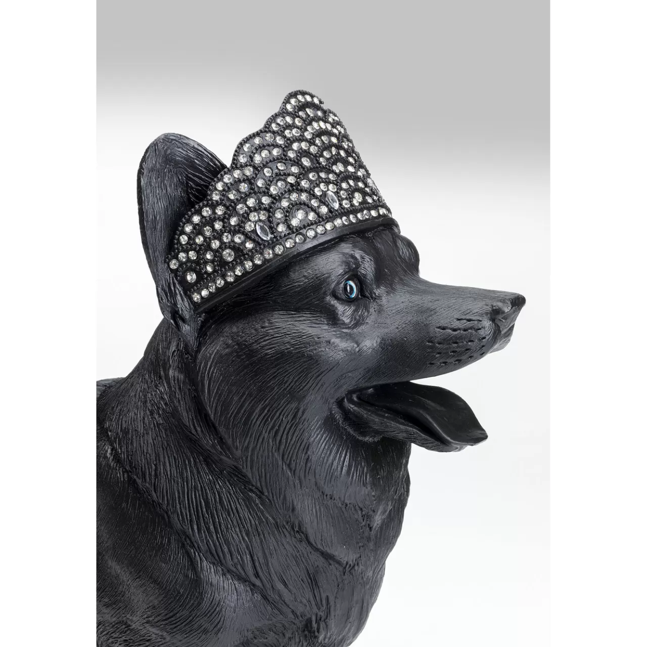 Figurine Décorative Royal Standing Corgi Noir 52Cm*KARE Design New