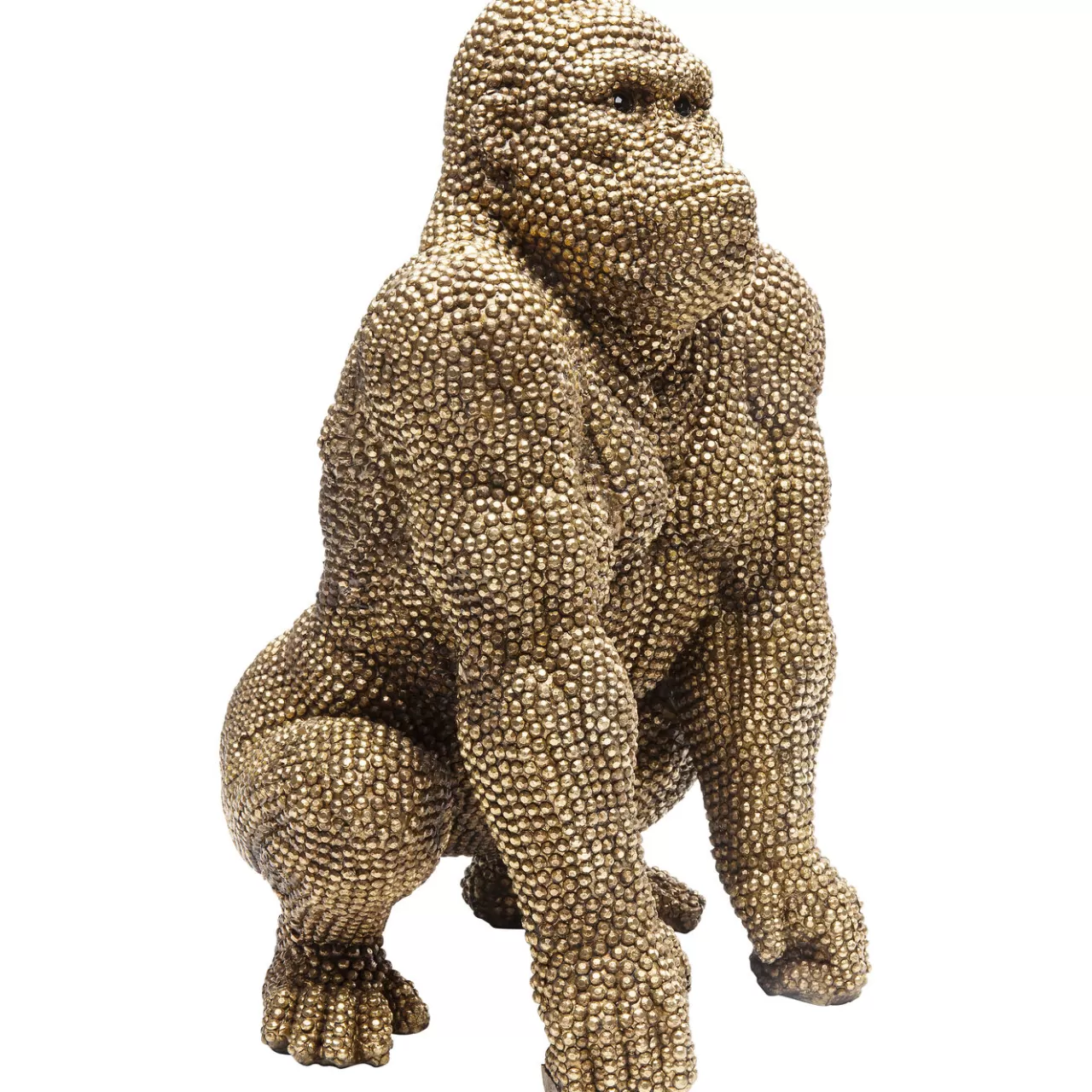 Figurine Décorative Shiny Gorilla Dore 46Cm*KARE Design Clearance