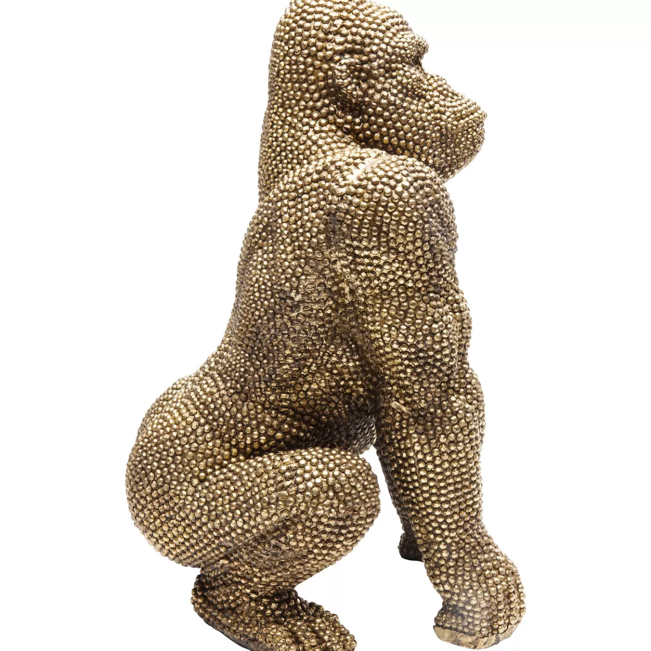 Figurine Décorative Shiny Gorilla Dore 46Cm*KARE Design Clearance