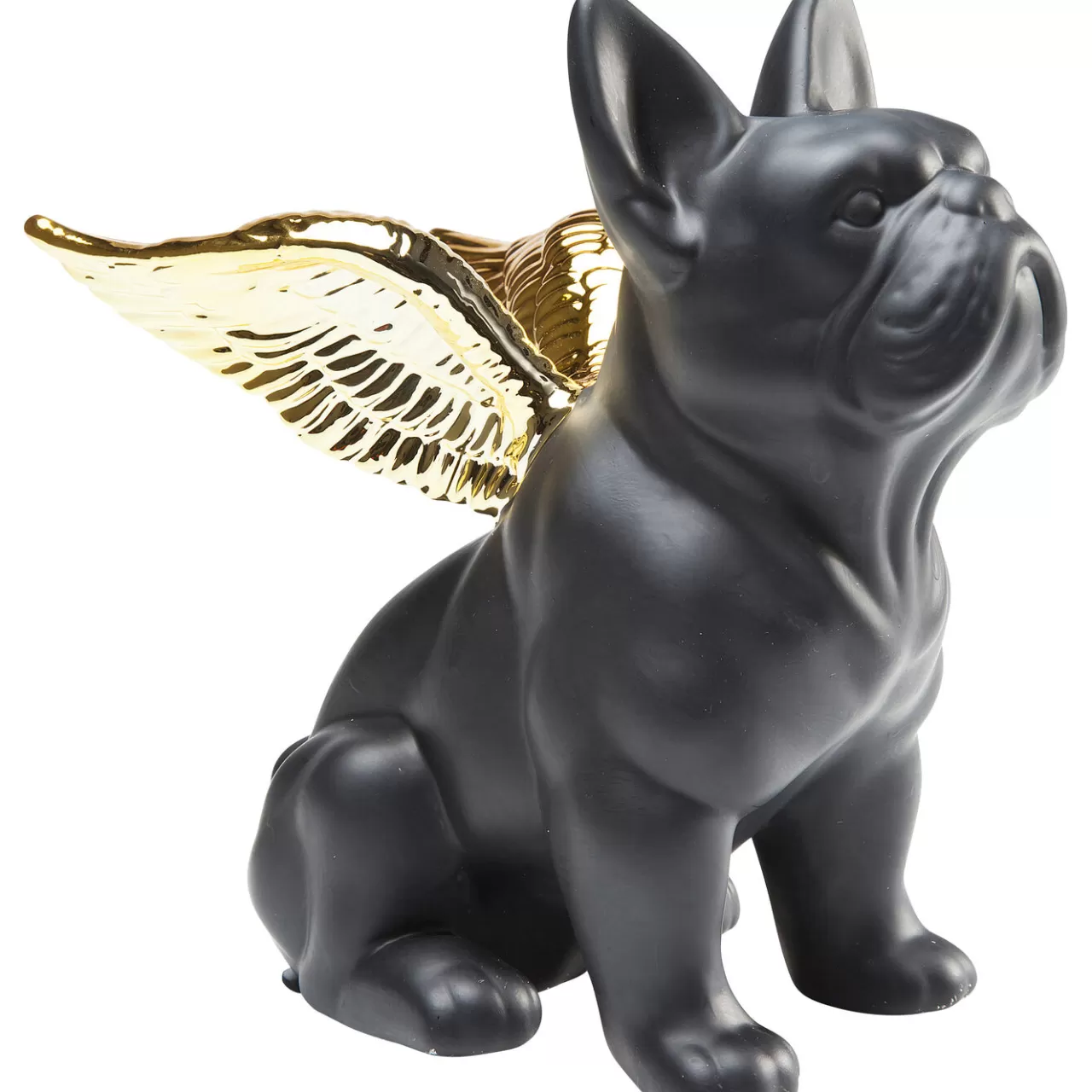 Figurine Décorative Sitting Angel Dog Dore-Noir*KARE Design Outlet
