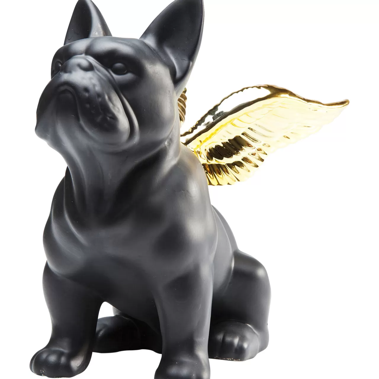 Figurine Décorative Sitting Angel Dog Dore-Noir*KARE Design Outlet