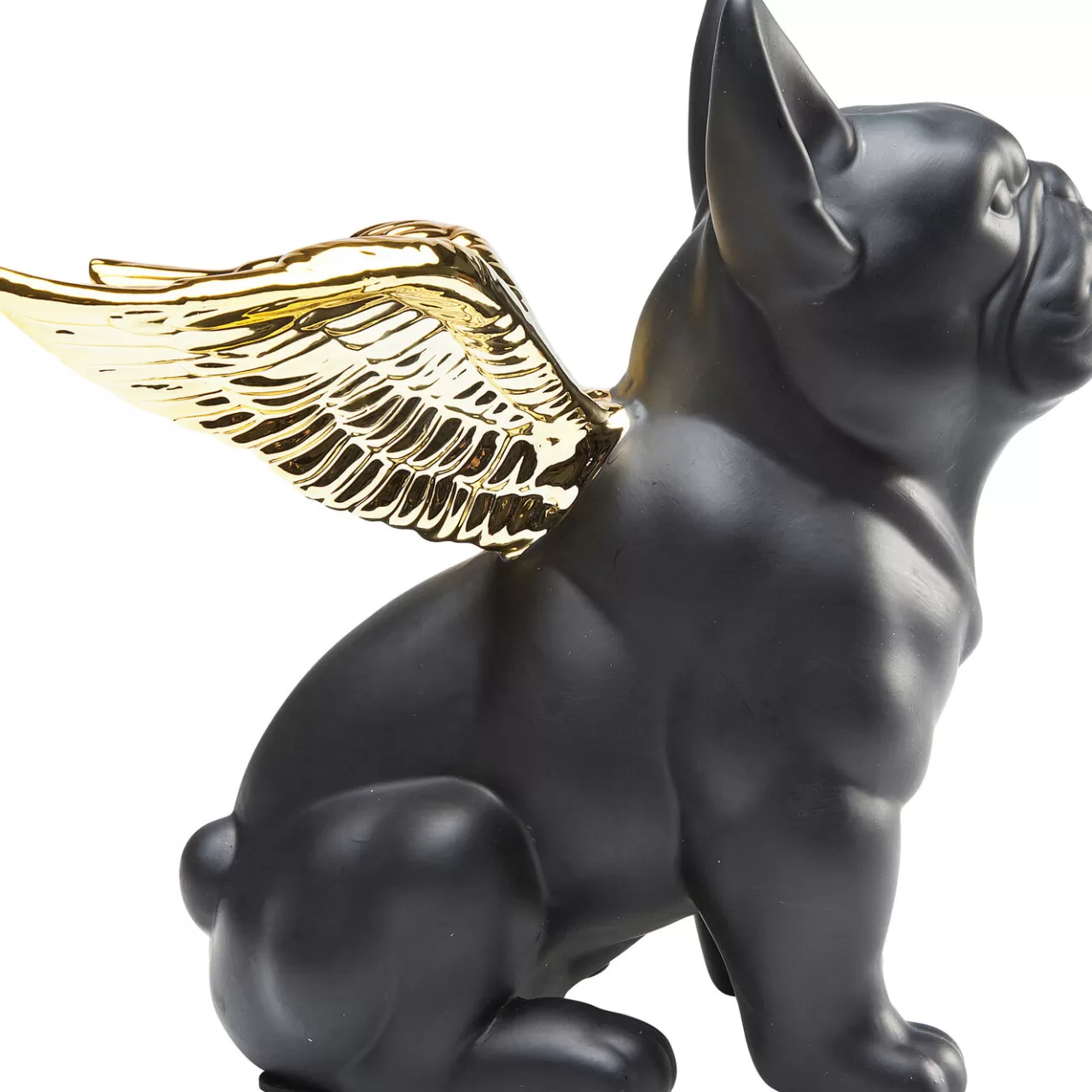 Figurine Décorative Sitting Angel Dog Dore-Noir*KARE Design Outlet