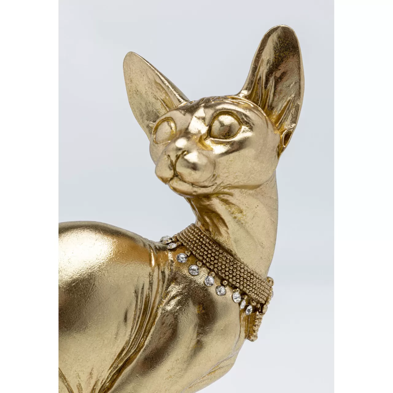 Figurine Décorative Sitting Cat Audrey Dore 27*KARE Design Online