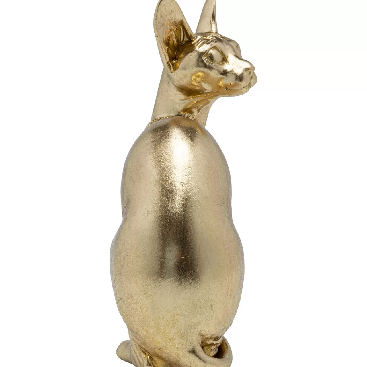 Figurine Décorative Sitting Cat Audrey Dore 27*KARE Design Online