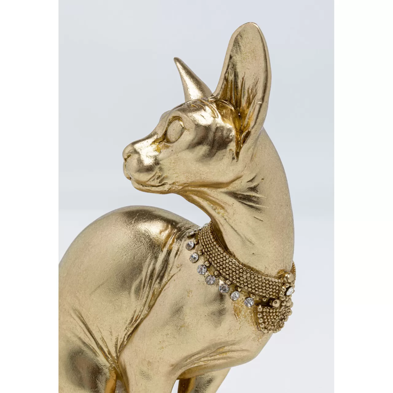 Figurine Décorative Sitting Cat Audrey Dore 27*KARE Design Online