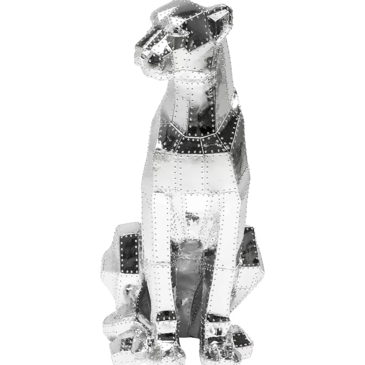 Figurine Décorative Sitting Cat Rivet Chrome 82Cm*KARE Design Flash Sale