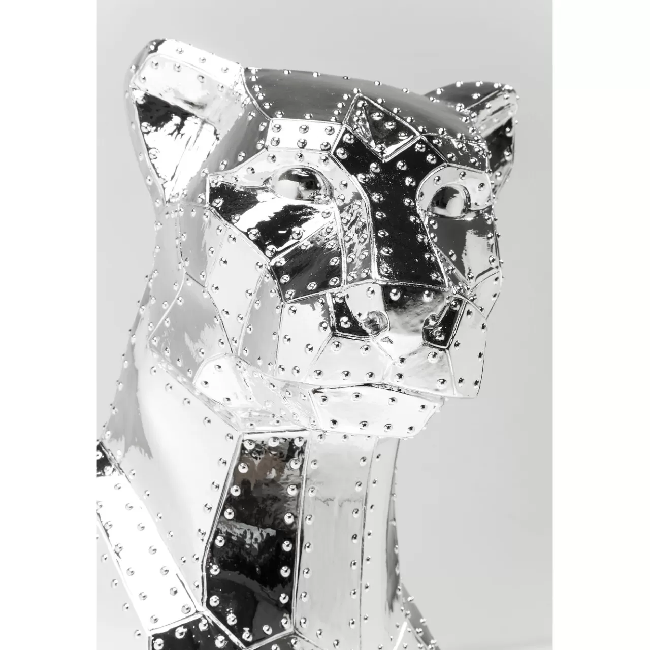 Figurine Décorative Sitting Cat Rivet Chrome 82Cm*KARE Design Flash Sale
