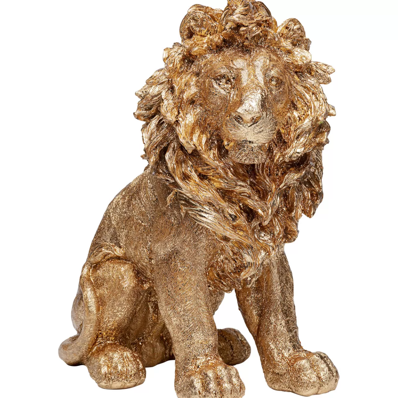 Figurine Décorative Sitting Lion Dore 42Cm*KARE Design Flash Sale