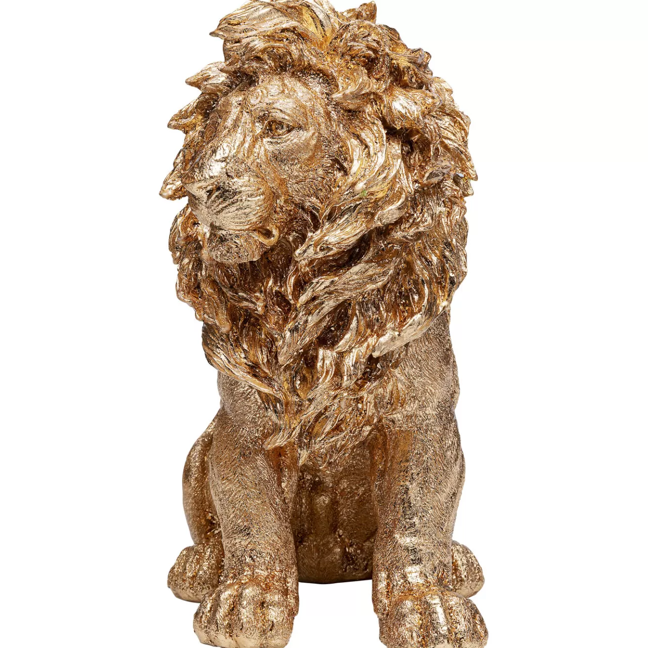 Figurine Décorative Sitting Lion Dore 42Cm*KARE Design Flash Sale