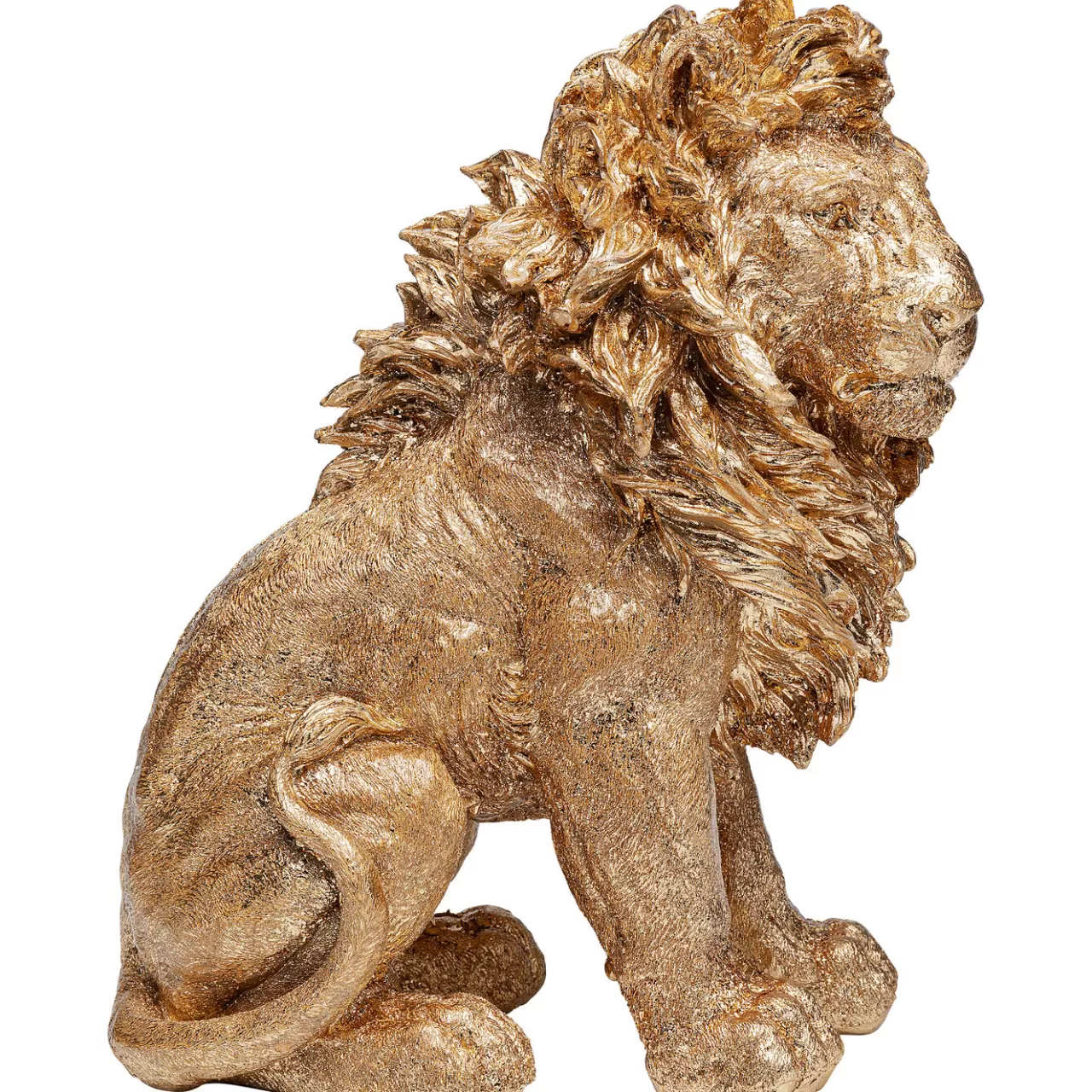 Figurine Décorative Sitting Lion Dore 42Cm*KARE Design Flash Sale