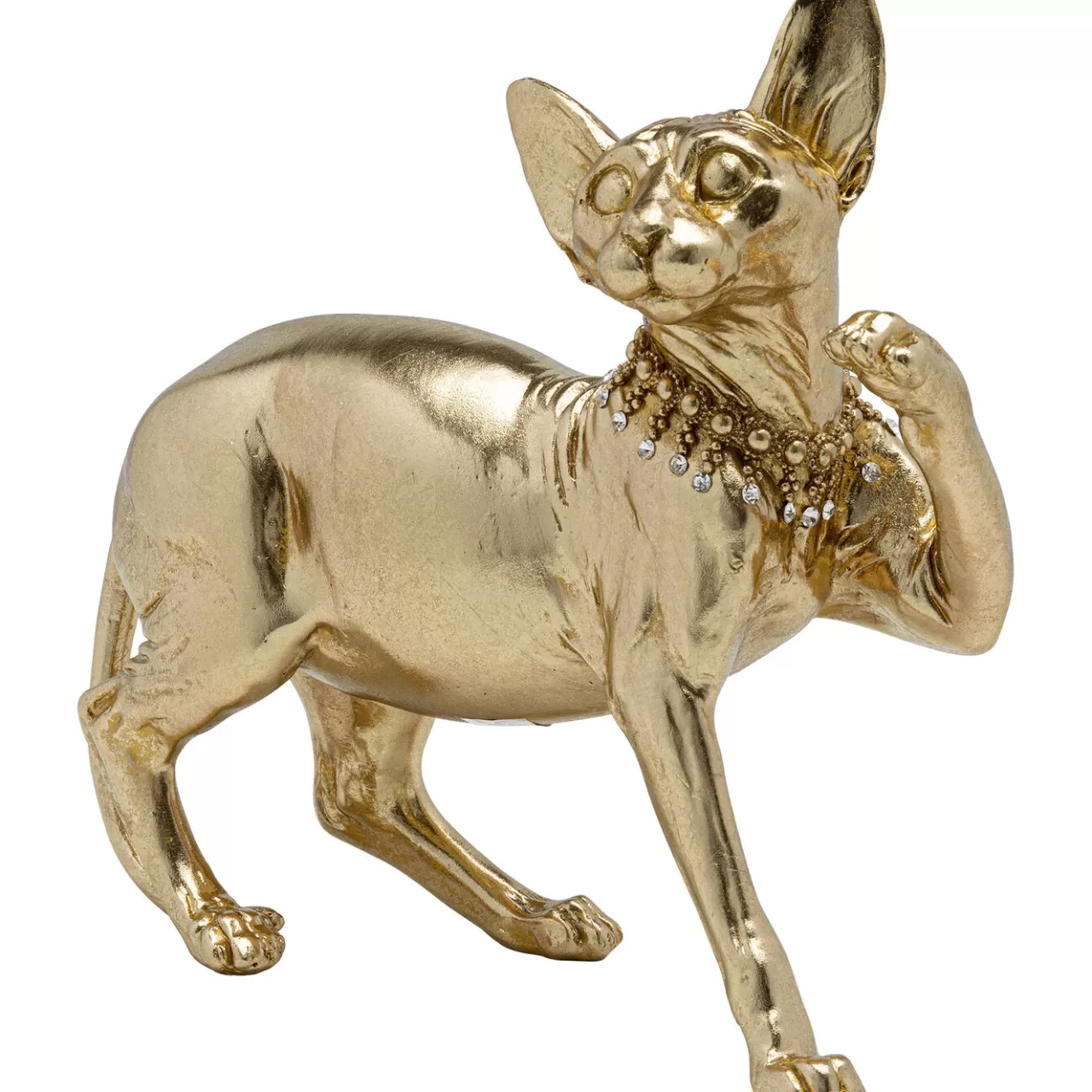 Figurine Décorative Standing Cat Audrey Dore 29*KARE Design New