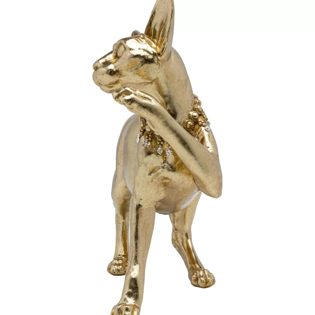 Figurine Décorative Standing Cat Audrey Dore 29*KARE Design New