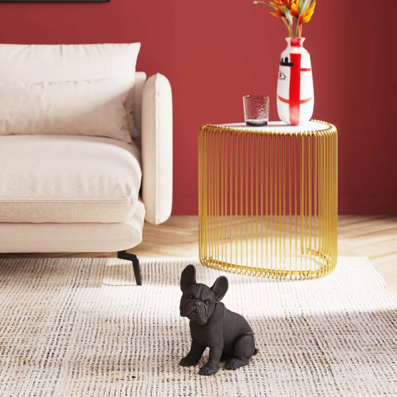 Figurine Décorative Waiting For Treats 25Cm*KARE Design Sale