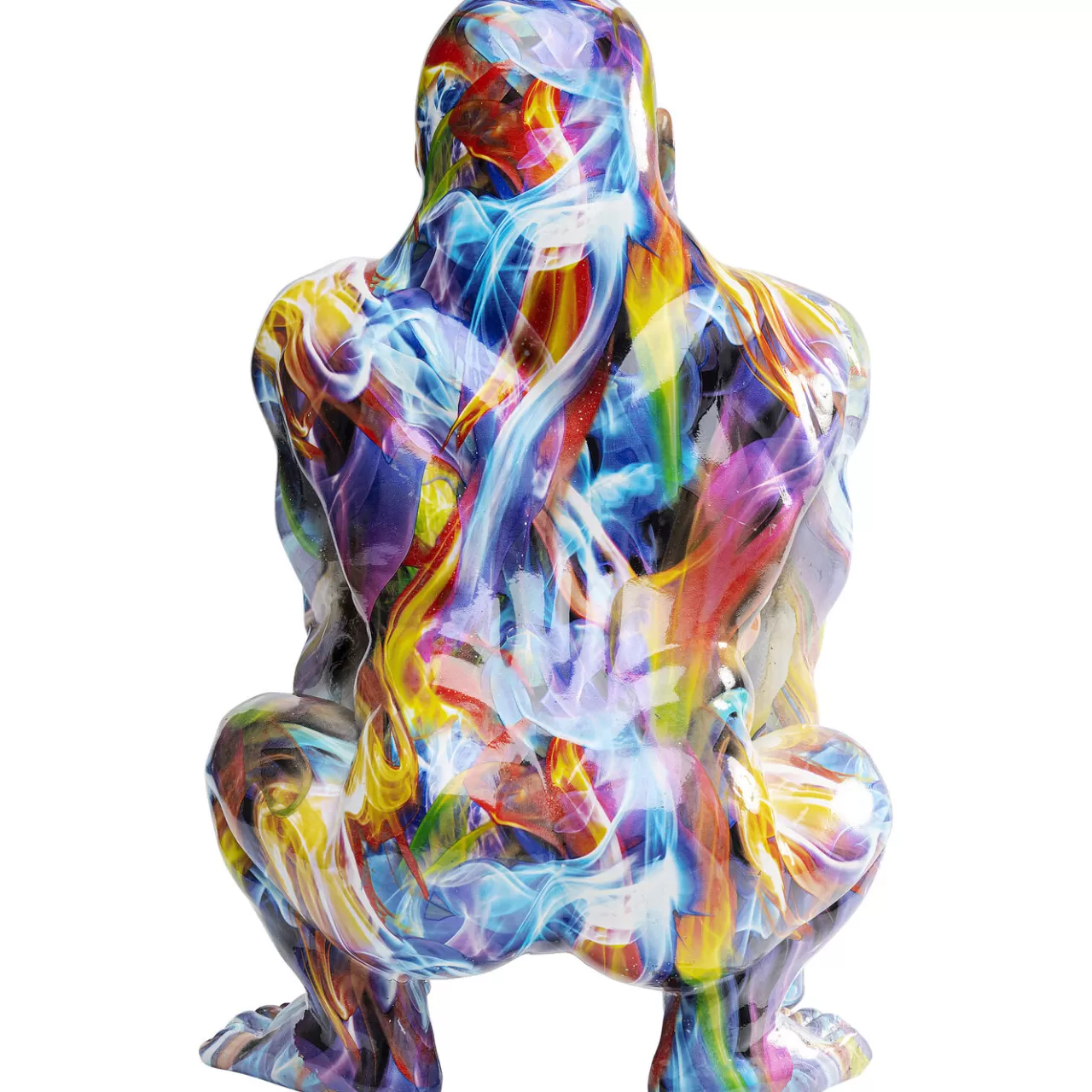 Figurine Décorative Watching Gorilla Colorful 45Cm*KARE Design Fashion