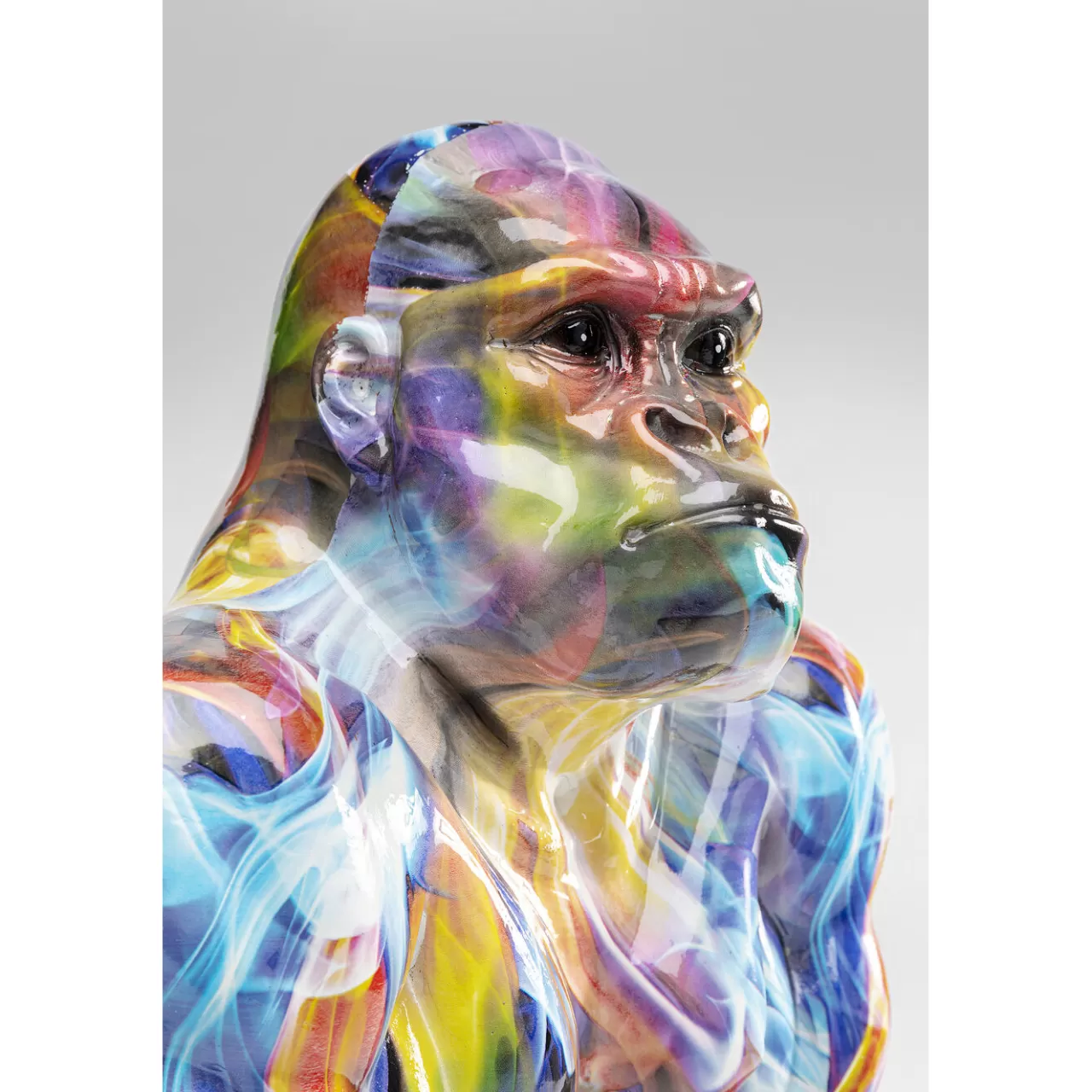 Figurine Décorative Watching Gorilla Colorful 45Cm*KARE Design Fashion