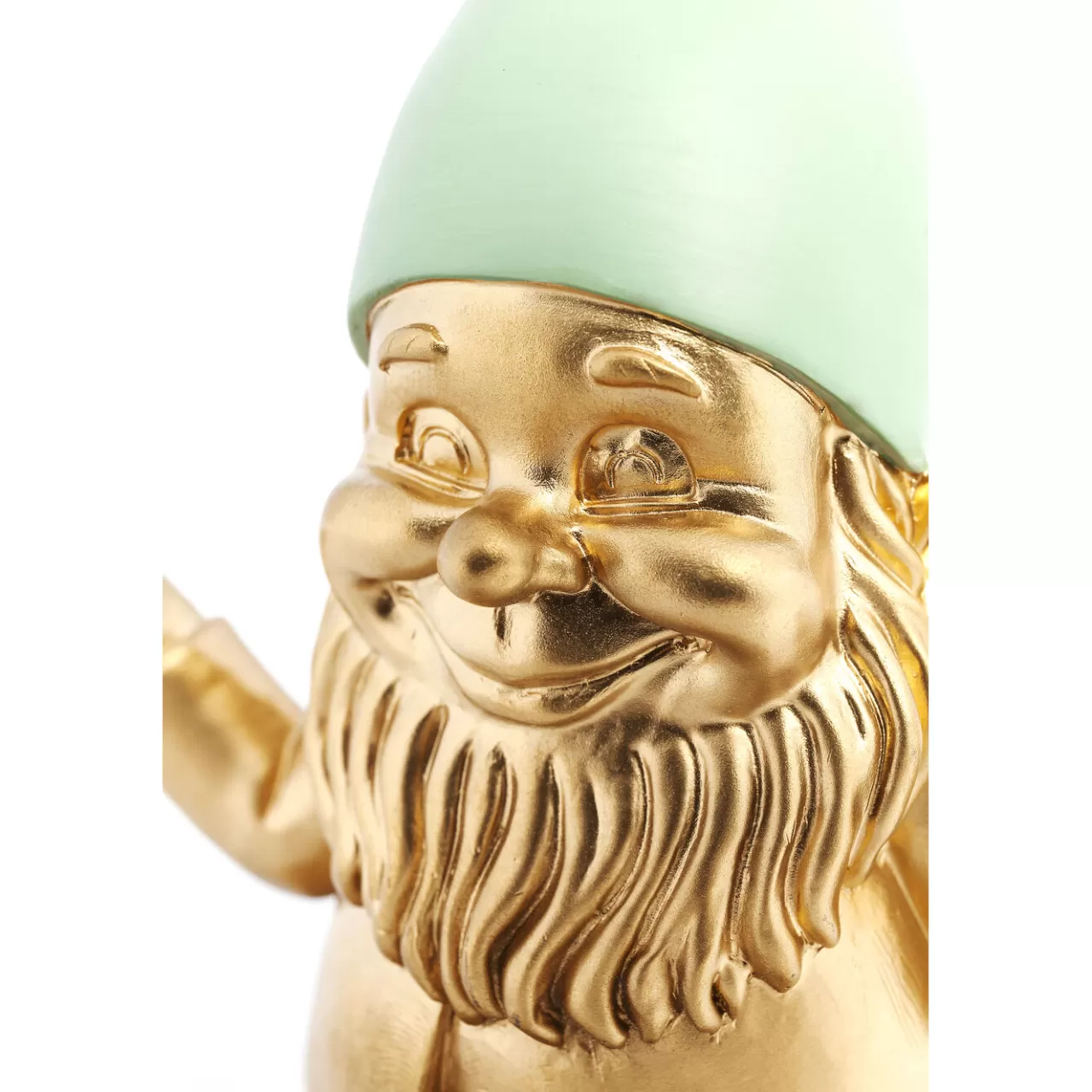 Figurine Décorative Zwerg Meditation Dore Vert 19C*KARE Design Sale