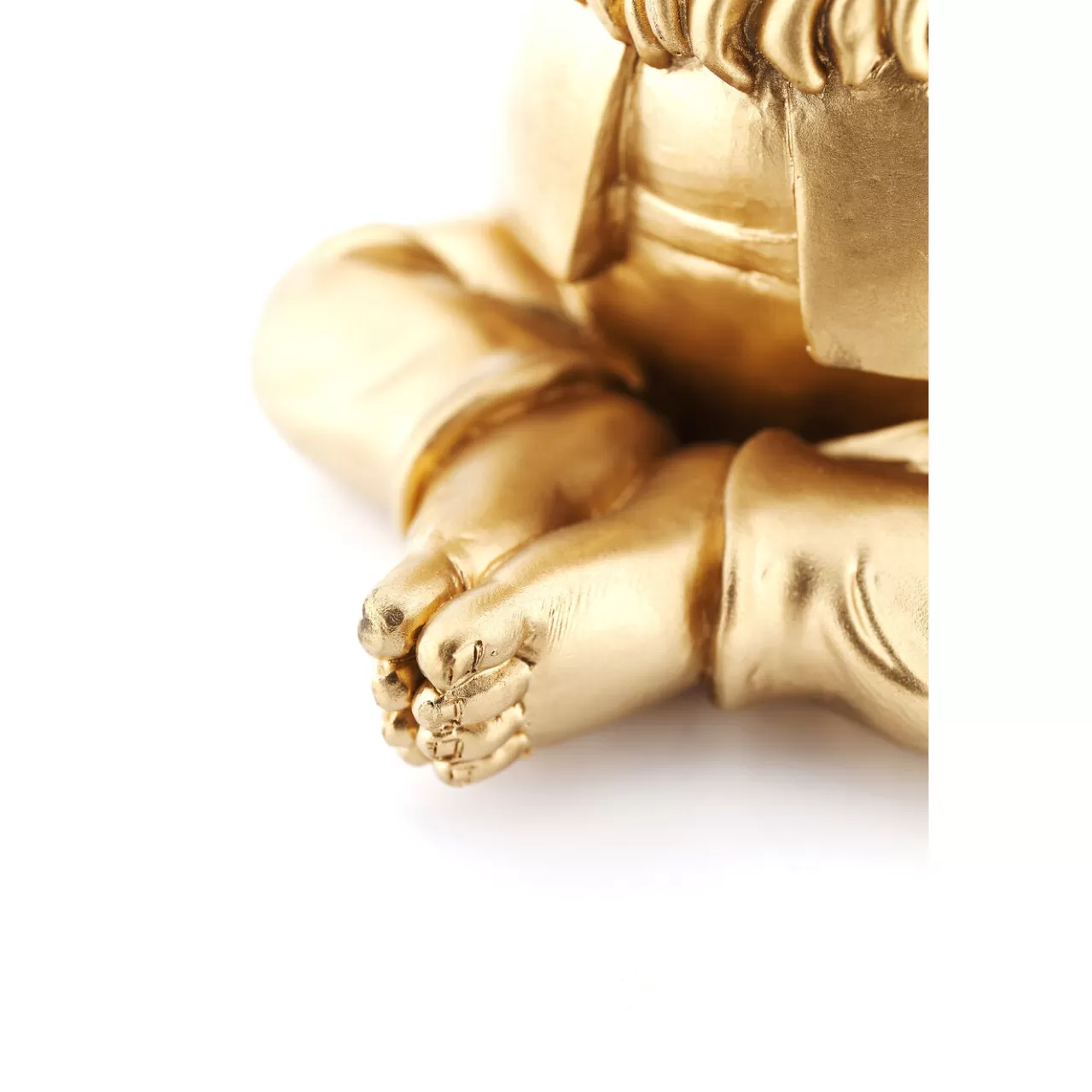 Figurine Décorative Zwerg Meditation Dore Vert 19C*KARE Design Sale
