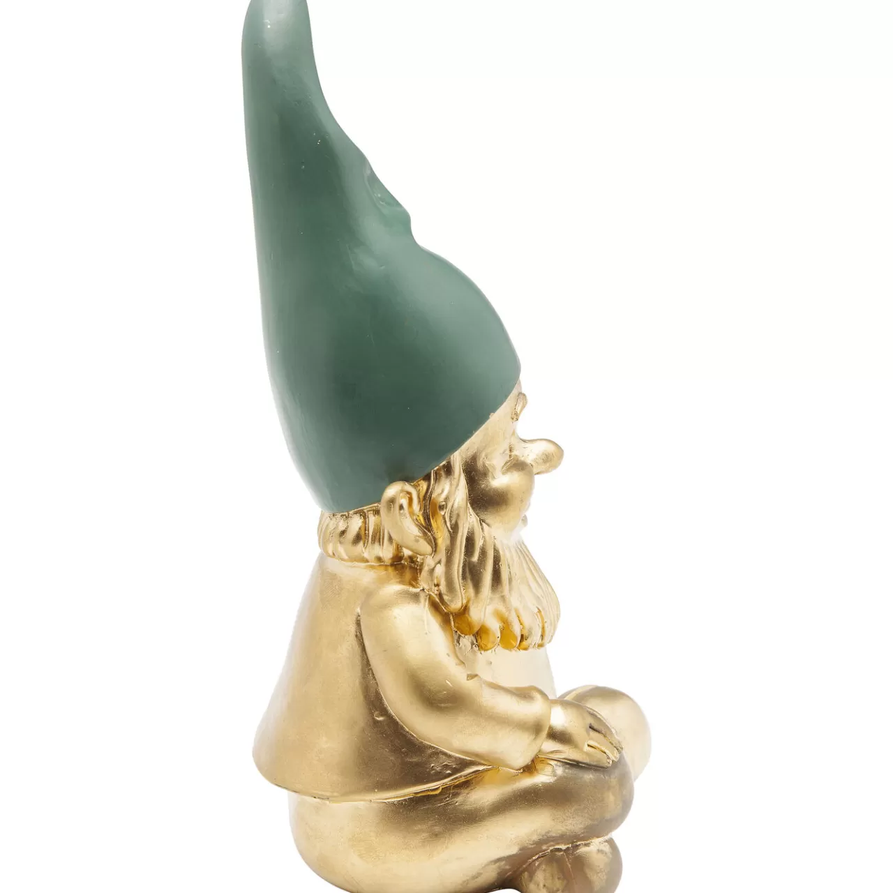 Figurine Décorative Zwerg Sitting Dore Vert 19Cm*KARE Design Best