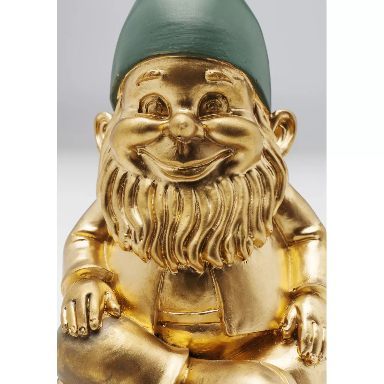 Figurine Décorative Zwerg Sitting Dore Vert 19Cm*KARE Design Best