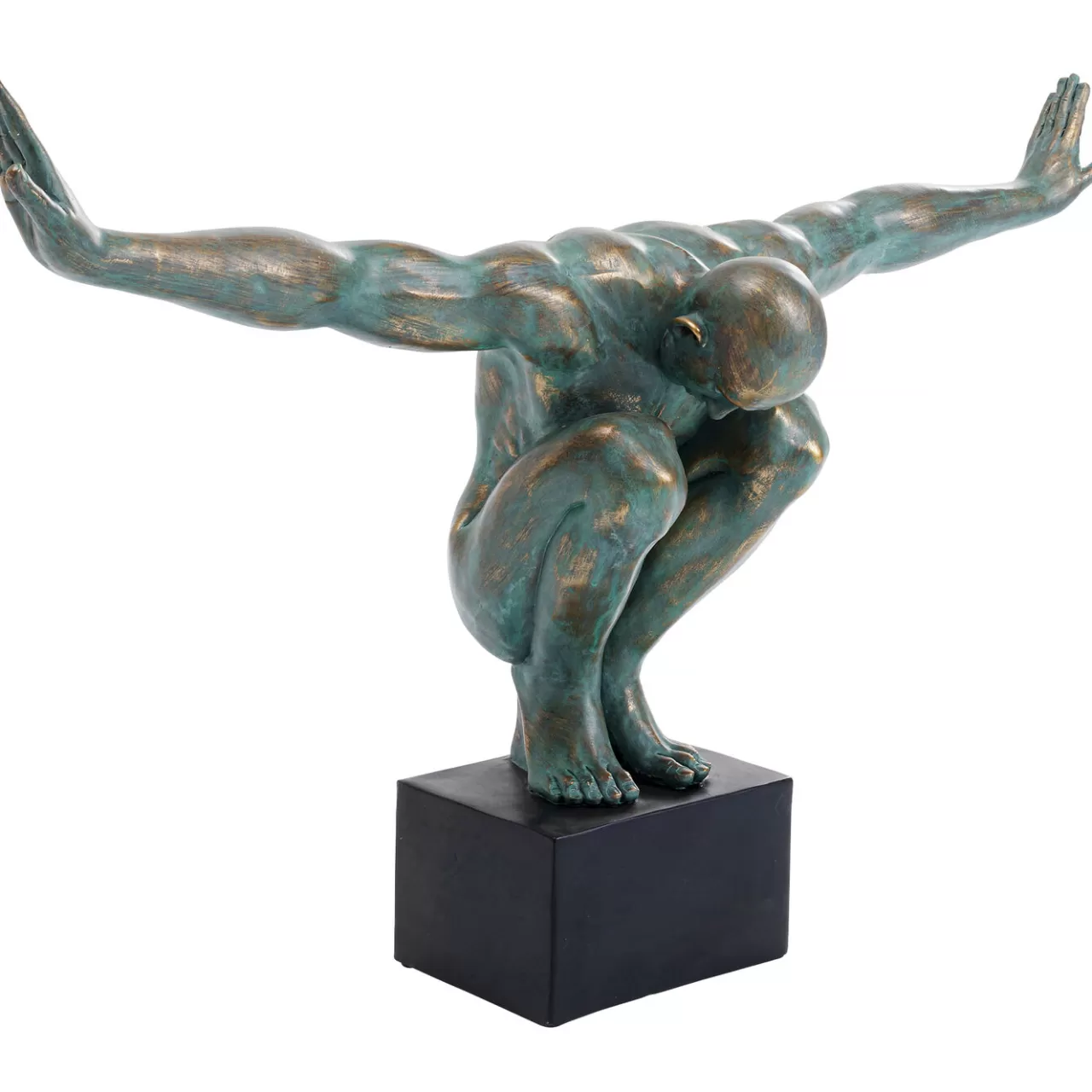 Objet Décoratif Athlete Xl Antique Vert 100Cm*KARE Design Hot