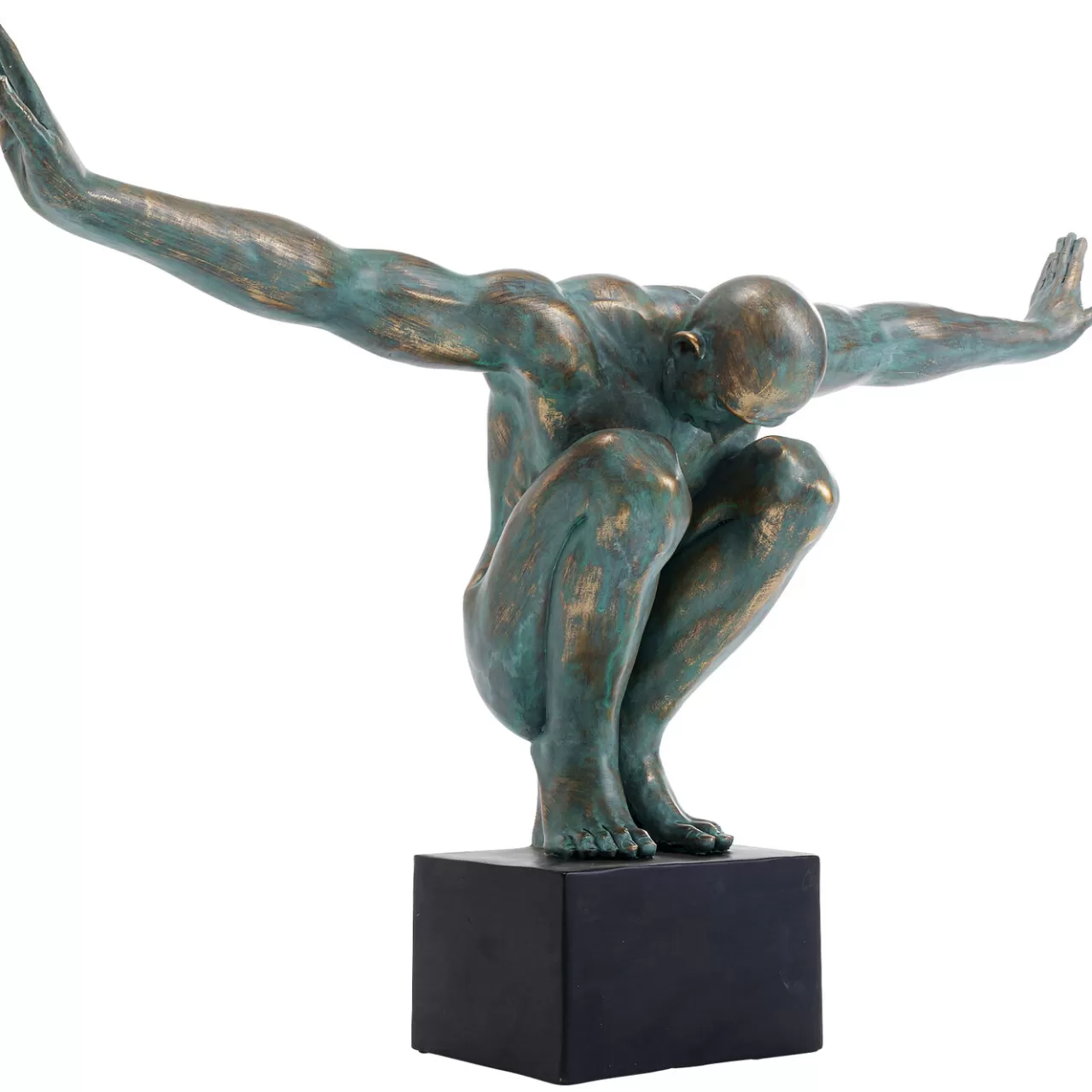 Objet Décoratif Athlete Xl Antique Vert 100Cm*KARE Design Hot