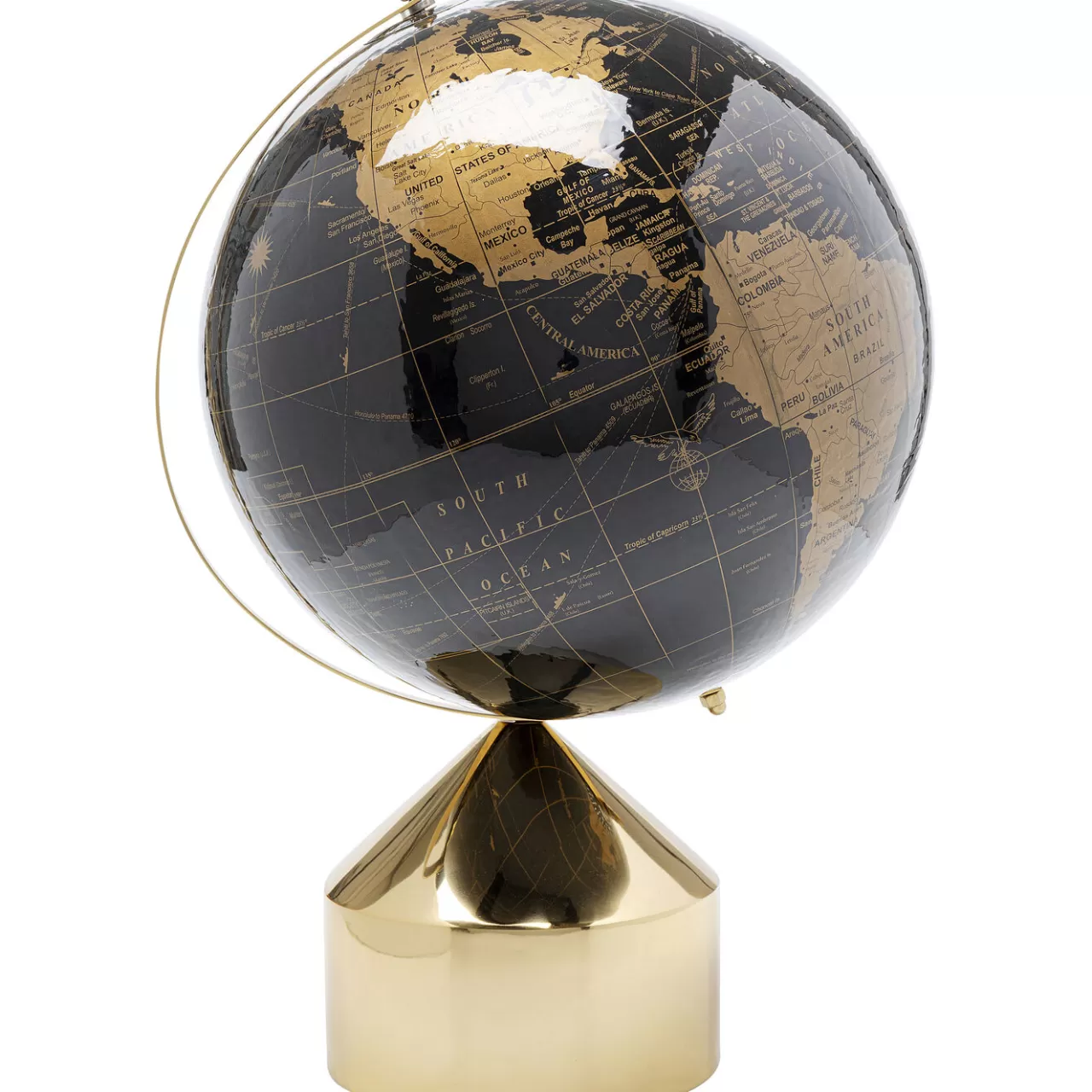 Objet Décoratif Globe Top Dore 47Cm*KARE Design New