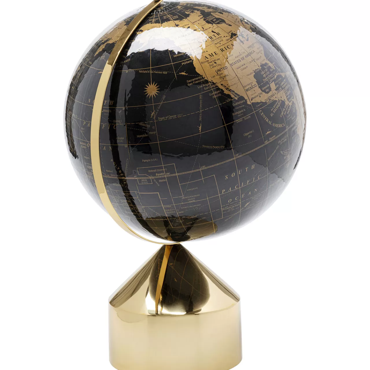 Objet Décoratif Globe Top Dore 47Cm*KARE Design New