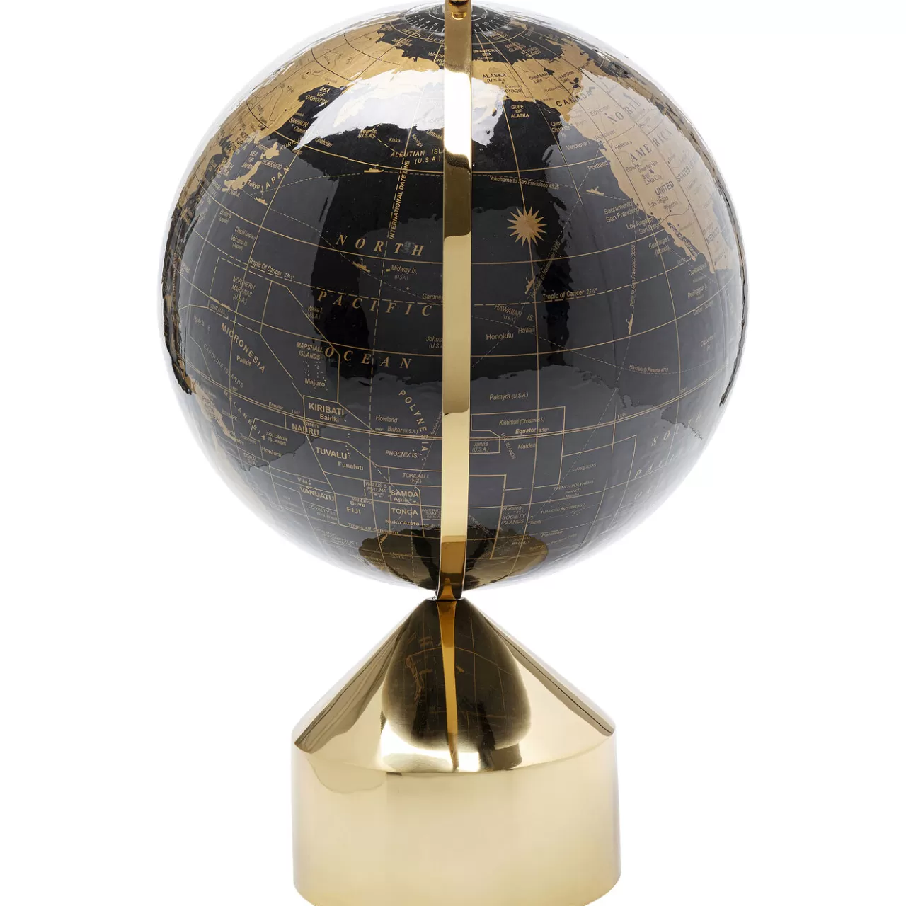 Objet Décoratif Globe Top Dore 47Cm*KARE Design New