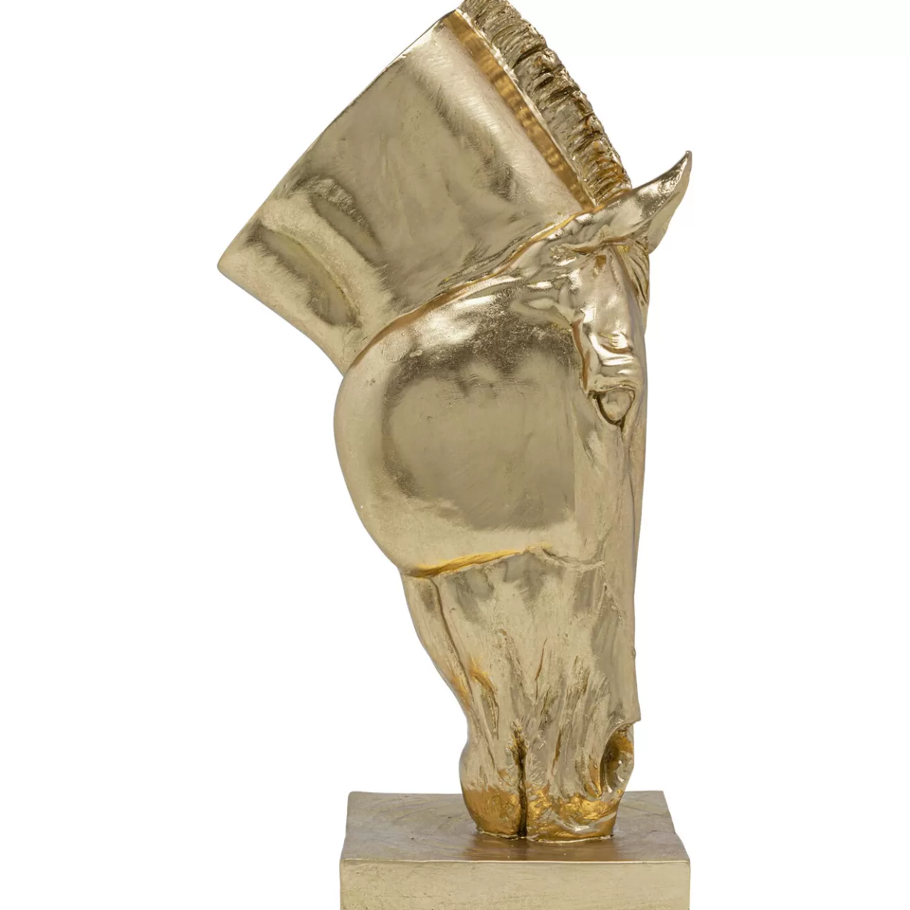 Objet Décoratif Horse Face Dore 57Cm*KARE Design Outlet