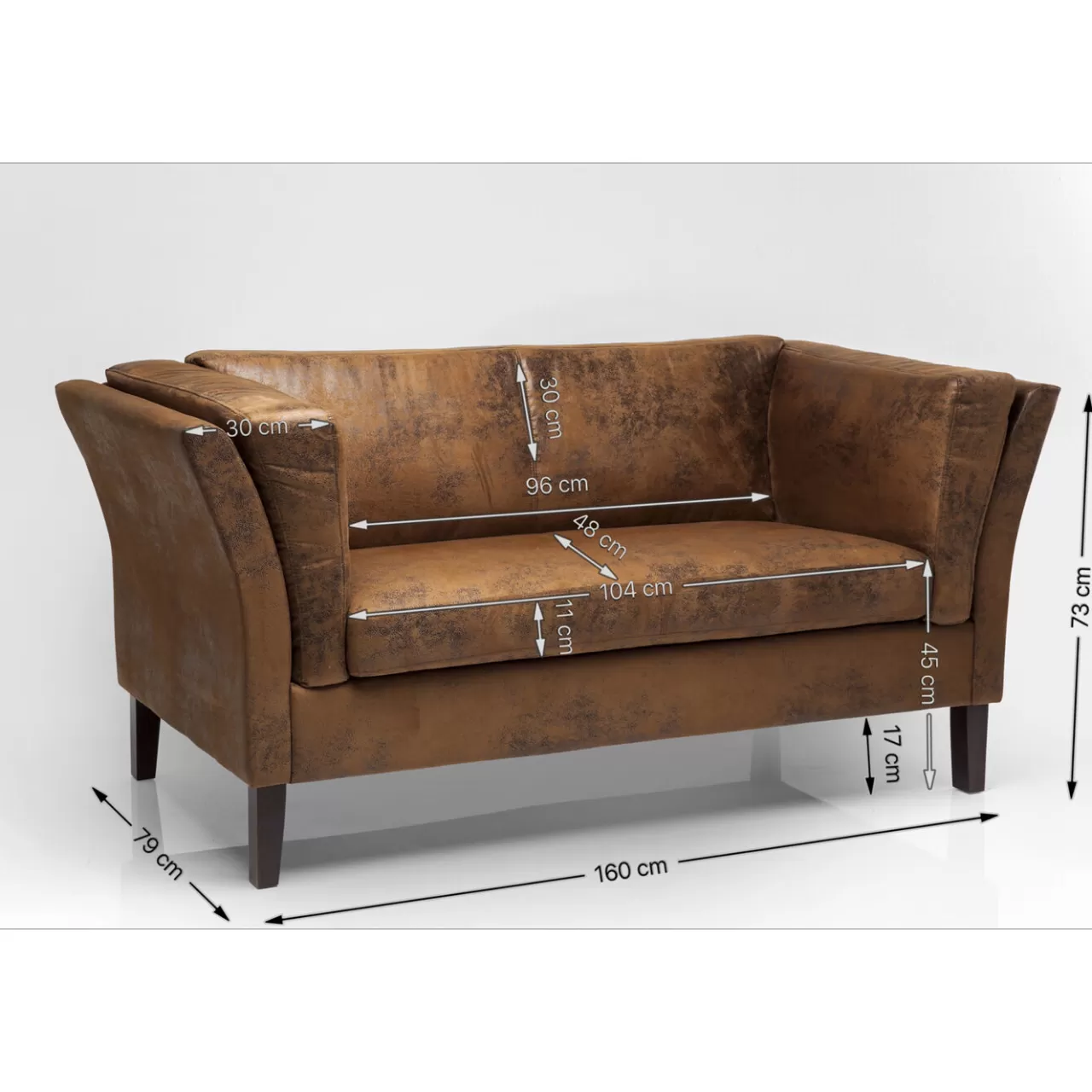 Sofa Canapése 2 Places Vintage Smart*KARE Design Sale