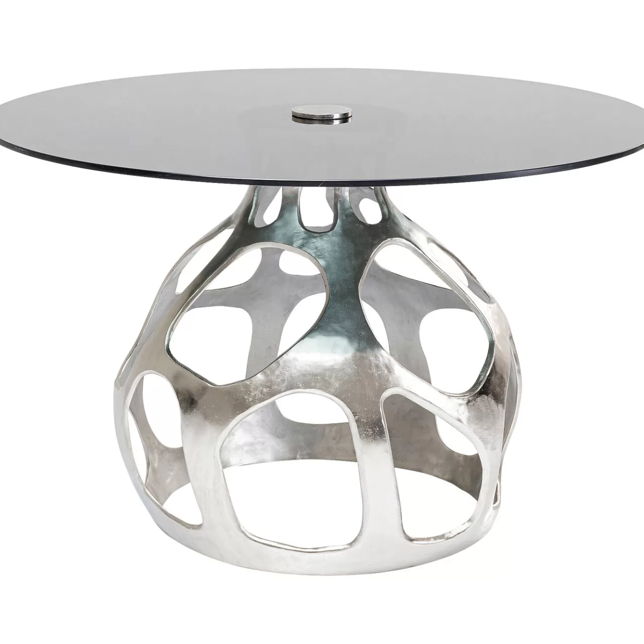 Table Volcano Argente O120Cm*KARE Design Fashion
