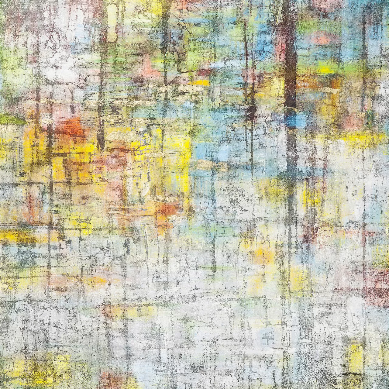 Tableau Acrylique Abstract Colore 150X150*KARE Design Outlet