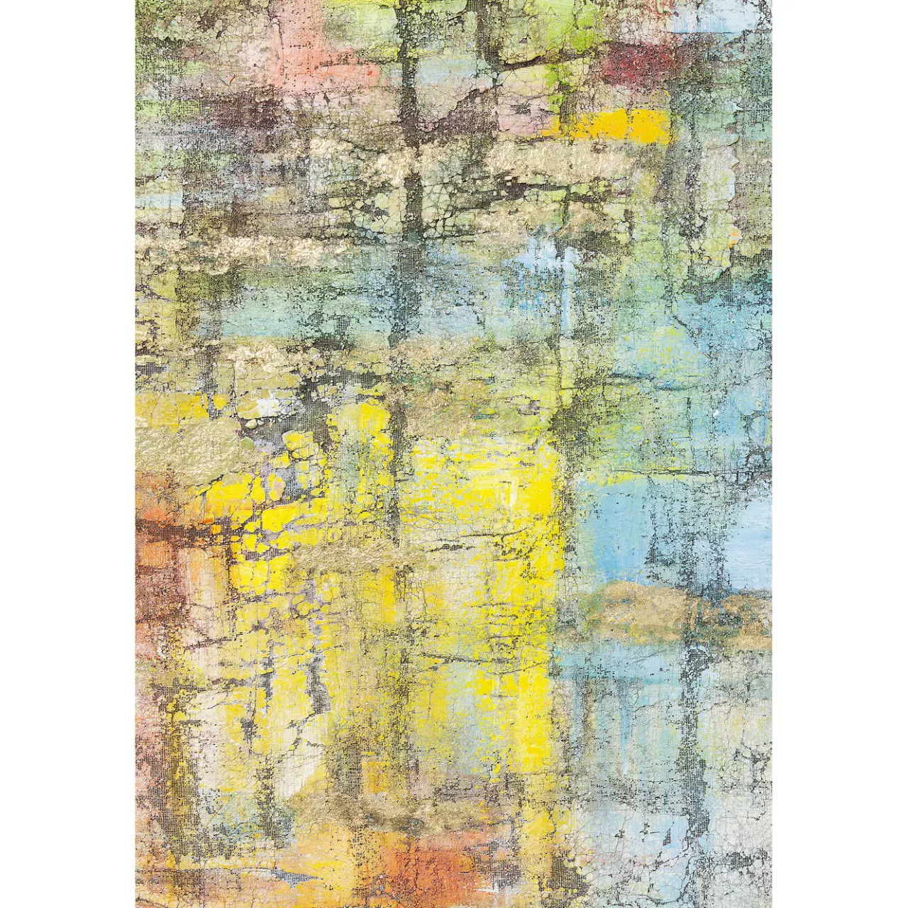 Tableau Acrylique Abstract Colore 150X150*KARE Design Outlet