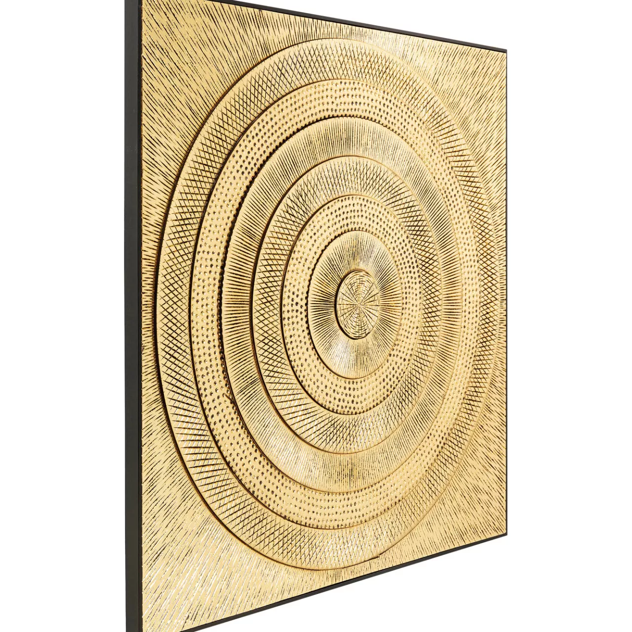 Tableau Décoratif Art Circle Dore 120X120*KARE Design Hot