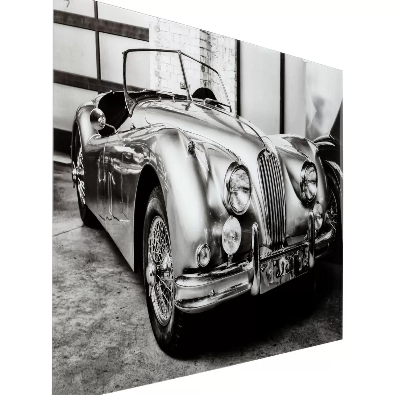 Tableau En Verre Vintage Cabrio 150X100Cm*KARE Design New