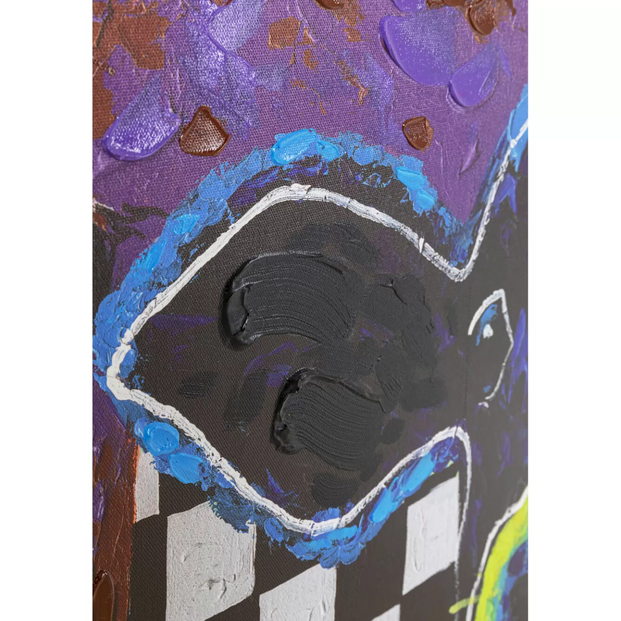 Tableau Sur Toile Colorful Cows 120X90Cm*KARE Design Cheap
