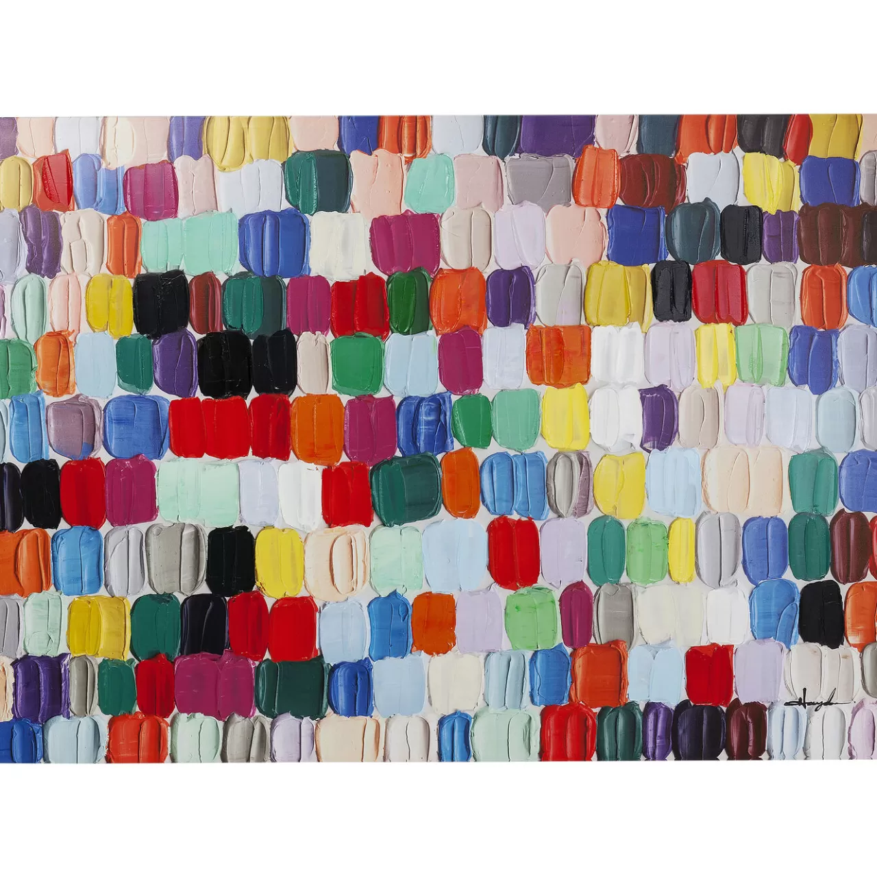 Tableau Touched Colorful Dots 200X140Cm*KARE Design Online