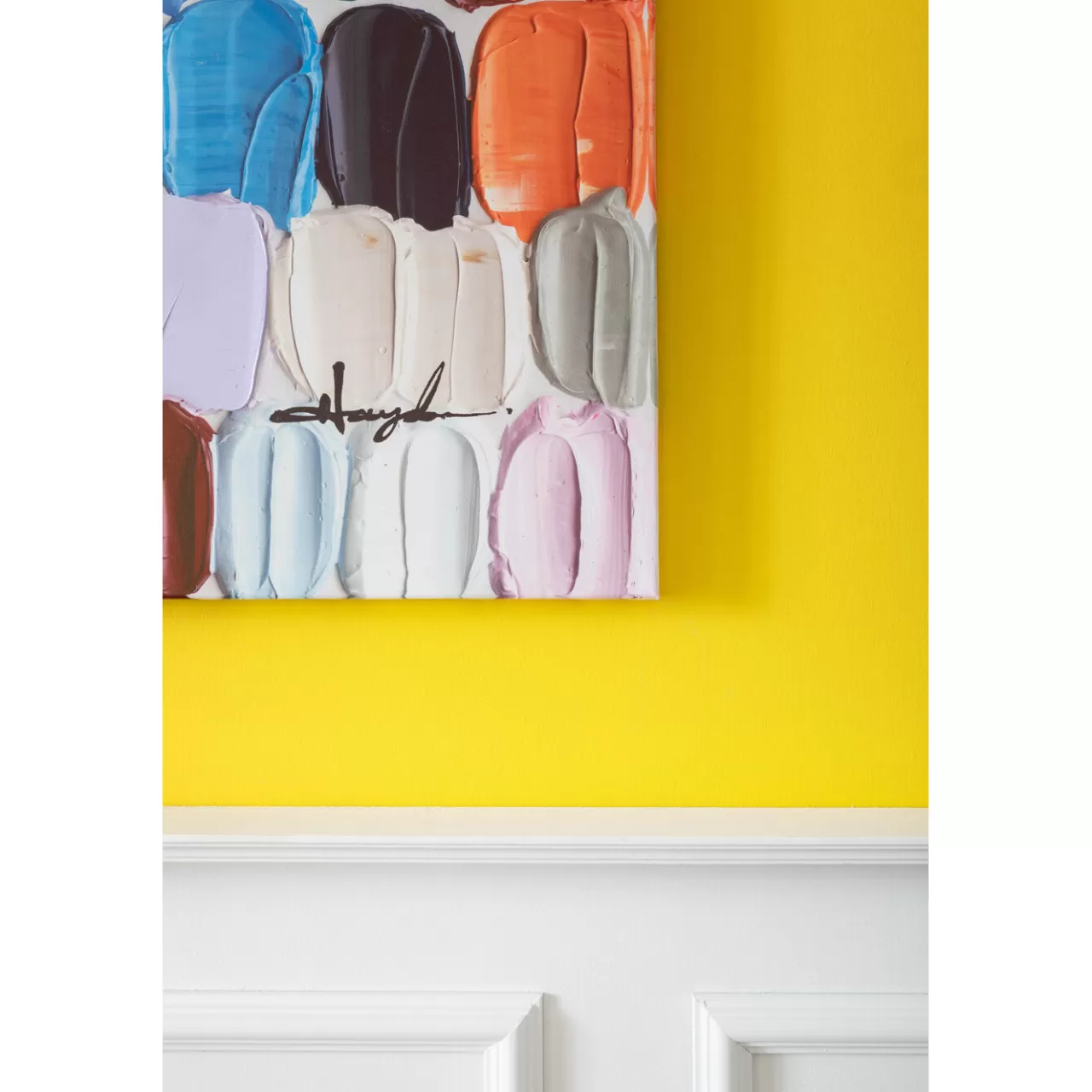 Tableau Touched Colorful Dots 200X140Cm*KARE Design Online