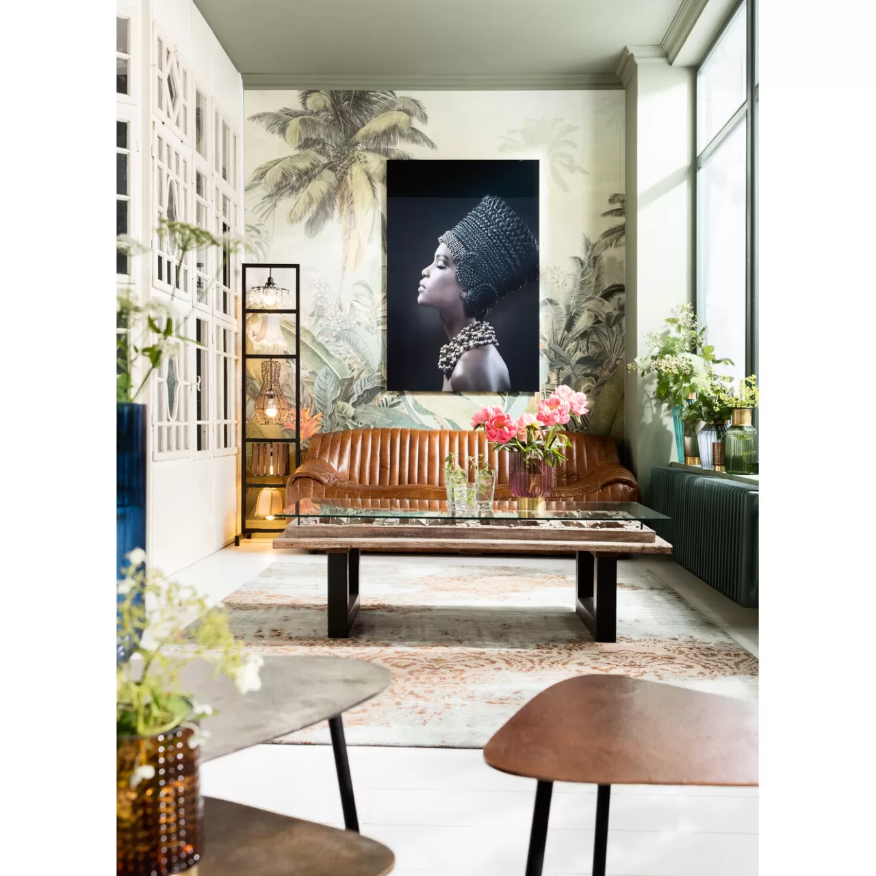 Tables Basses Loft Triangle Vintage (Set De 3)*KARE Design New