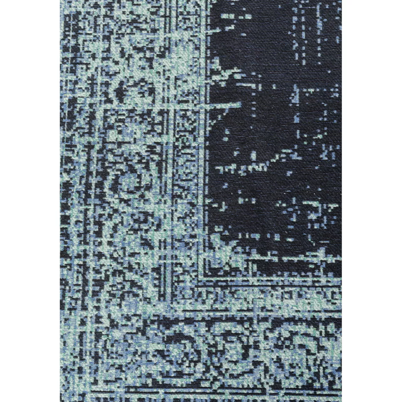 Tapis Vintage Deep Sea Bleu 170X240Cm*KARE Design Clearance