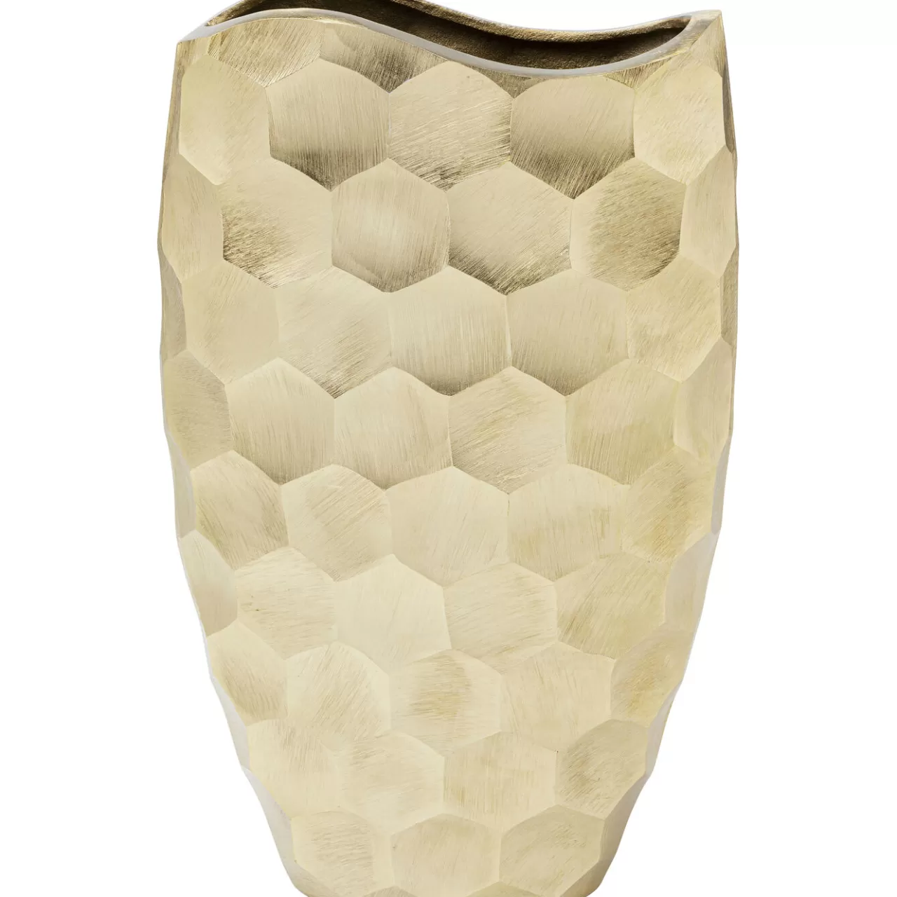 Vase Décoratif Sacramento Comb Champagner Gold 59C*KARE Design Store